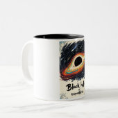 Black Hole of Responsibility - Funny Space Zweifarbige Tasse (Vorderseite Links)