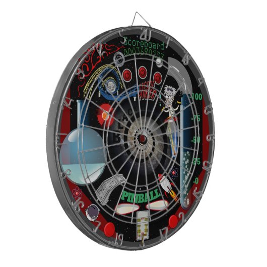 Black Hole Pinball Dartscheibe (Vorderseite Links)