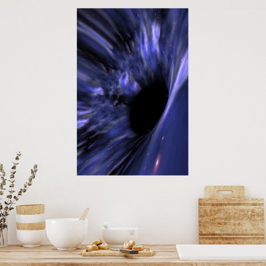 Black Hole Poster (Küche)