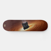 Black Hole Space Kitten D-Markenbezeichnung Skateboard (Horizontal)