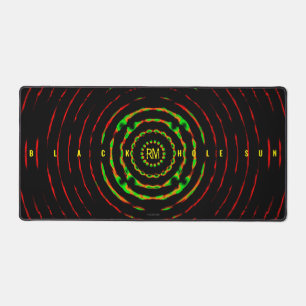 Black Hole Sun Desk Mat Schreibtischunterlage