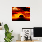 Black Hole Sun Poster (Heimbüro)