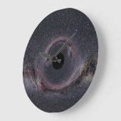 Black Hole - Wall Clock Große Wanduhr (Winkel)