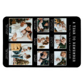 Black Holiday Foto Magnet (Horizontal)