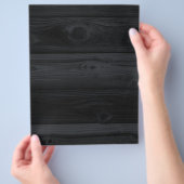 BLACK HOLZ STRIPEN BACKGRUNDS WALLPAPIERVORLAGE FLYER (Hand)