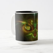 Black & Horror Birt Modern Zweifarbige Tasse (Vorderseite Links)