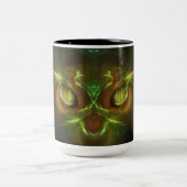 Black & Horror Birt Modern Zweifarbige Tasse (Mittel)