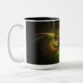 Black & Horror Birt Modern Zweifarbige Tasse (Links)