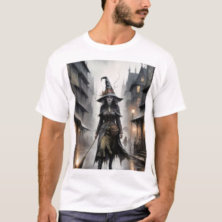 Black & Horror Zuhause Modern T-Shirt