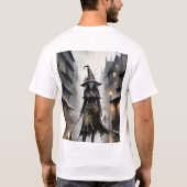 Black & Horror Zuhause Modern T-Shirt (Rückseite)