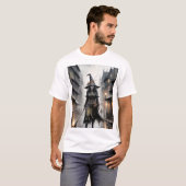 Black & Horror Zuhause Modern T-Shirt (Vorne ganz)