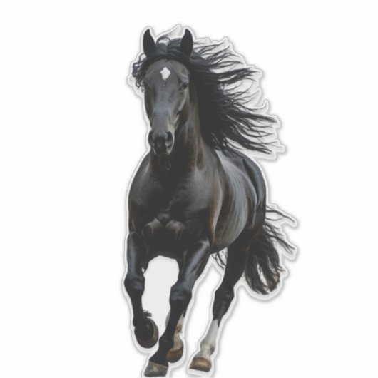 Black horse aufkleber (Vorderseite)