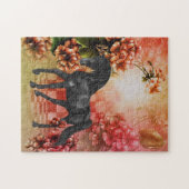 Black Horse Blume Fantasy Art Puzzle (Horizontal)