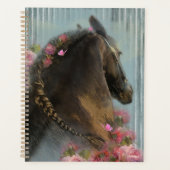 Black Horse Friesian Horse - Kalender, Planer (Vorderseite)