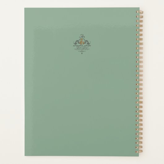 Black Horse Friesian Horse - Kalender, Planer (Rückseite)