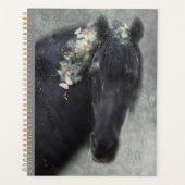 Black Horse Friesian Horse - Kalender, Planer (Vorderseite)