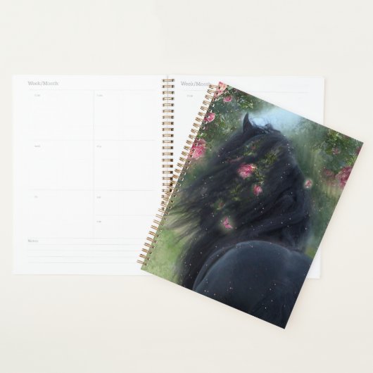 Black Horse Friesian Horse - Kalender, Planer (Anzeige)