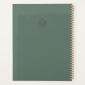 Black Horse Friesian Horse - Kalender, Planer (Rückseite)