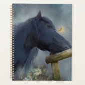 Black Horse Friesian Horse - Kalender, Planer (Vorderseite)