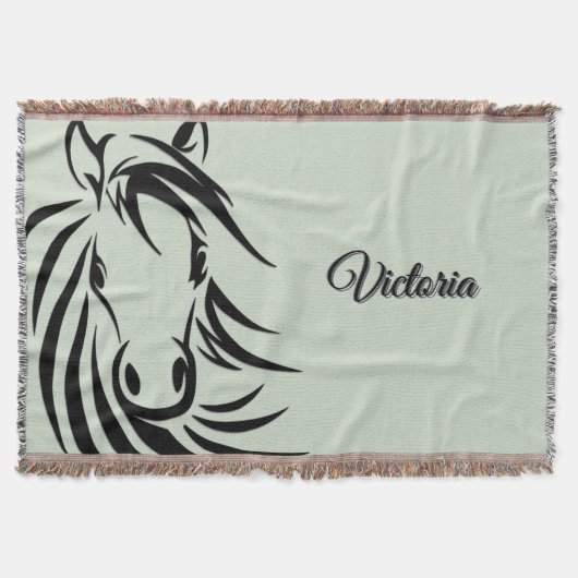 Black Horse Head Green Decke (Vorderseite)