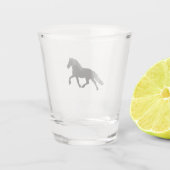Black Horse Shot Glas (Rückseite)