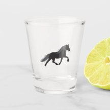 Black Horse Shot Glas