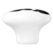 Black Hund Keramikknauf (Seitenansicht)