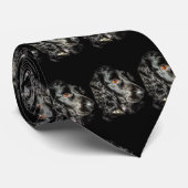 Black Hund Krawatte (Gerollt)
