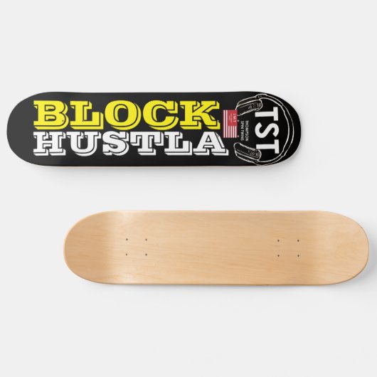 BLACK HUSTLA Skateboard (Horizontal)
