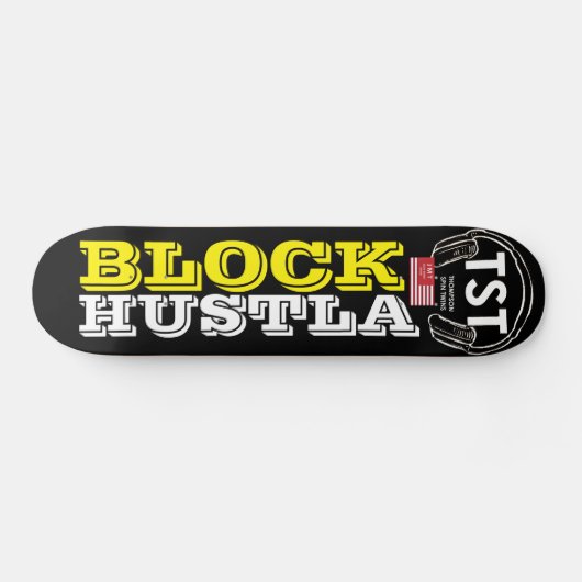 BLACK HUSTLA Skateboard (Horizontal)