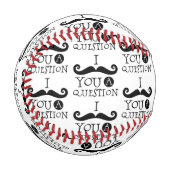 Black I mustaunt dir eine Frage Baseball (Vorderseite Links)