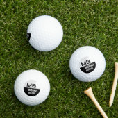 Black I White Logo Golf Ball (Insitu Gras)