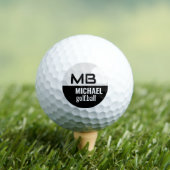 Black I White Logo Golf Ball (Insitu T-Shirt)