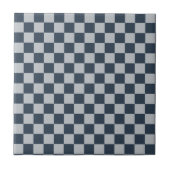 Black ice checkered board pattern fliese (Vorderseite)