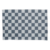 Black ice checkered board pattern kissenbezug (Vorderseite-Links)