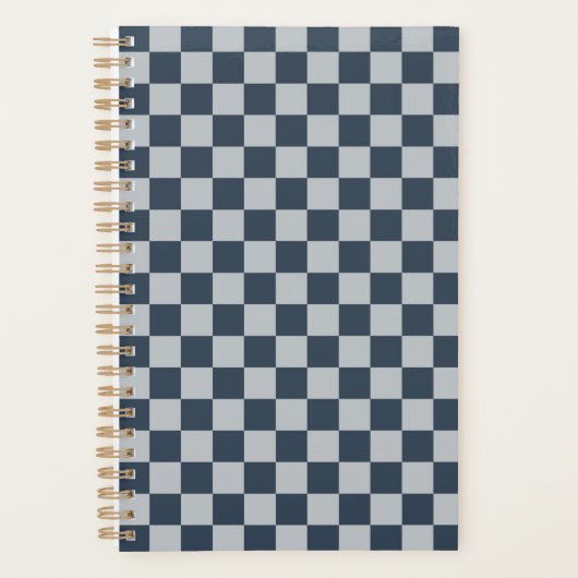Black ice checkered board pattern planer (Vorderseite)