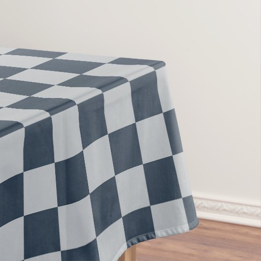 Black ice checkered board pattern tischdecke (Beispiel)