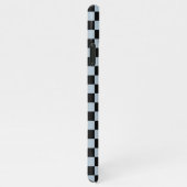 Black ice checkered pattern iPhone hülle (Rechte Seite)