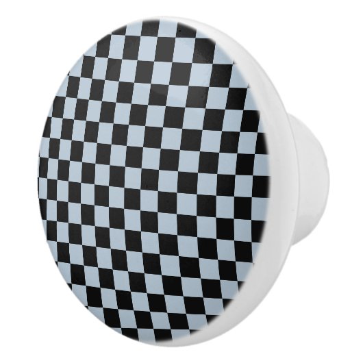 Black ice checkered pattern keramikknauf (Rechts)