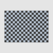 Black ice checkered pattern seidenpapier (Vorderseite)