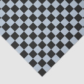 Black ice checkered pattern seidenpapier (Ausschnitt)