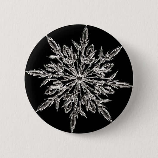 Black Ice Crystal Button (Vorderseite)