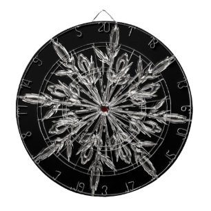 Black Ice Crystal Dartscheibe