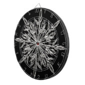 Black Ice Crystal Dartscheibe (Vorderseite rechts)