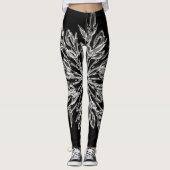 Black Ice Crystal Leggings (Vorderseite)