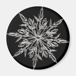 Black Ice Crystal Magnet