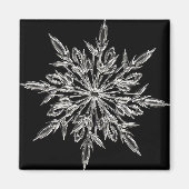 Black Ice Crystal Magnet (Vorne)