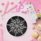 Black Ice Crystal Pappteller (Party)