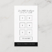 Black IG, FB, YouTube Social Modern Script Treuekarte (Vorderseite)