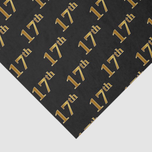 Black, Imitate Gold 17. (siebzehnte) Veranstaltung Seidenpapier (Ausschnitt)